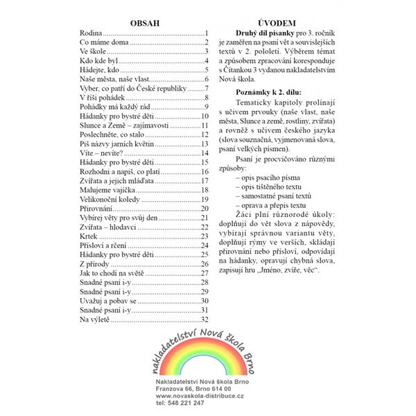 Písanka 3/2