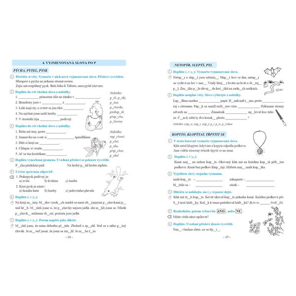 Český jazyk 3 -  pracovní sešit, Čtení s porozuměním