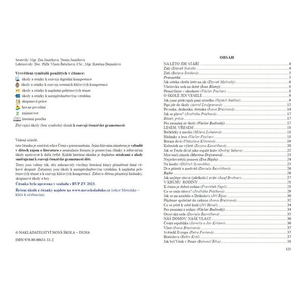 Čítanka 3, Čtení s porozuměním