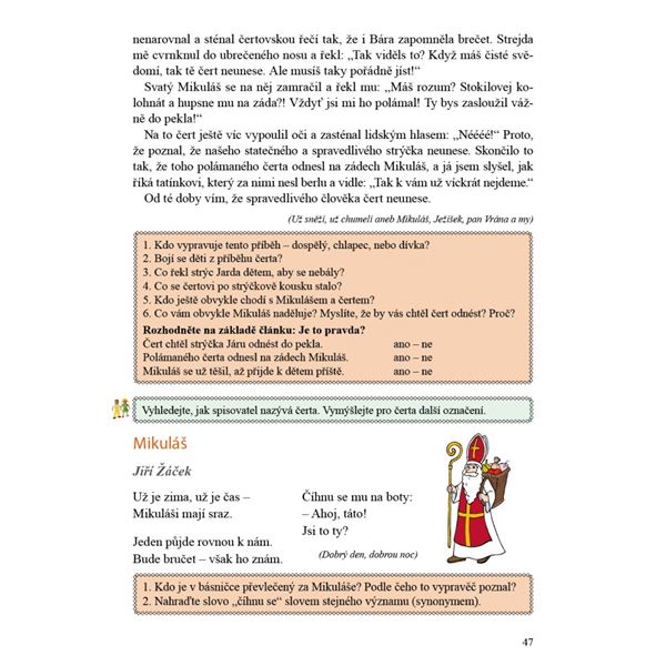 Čítanka 3, Čtení s porozuměním