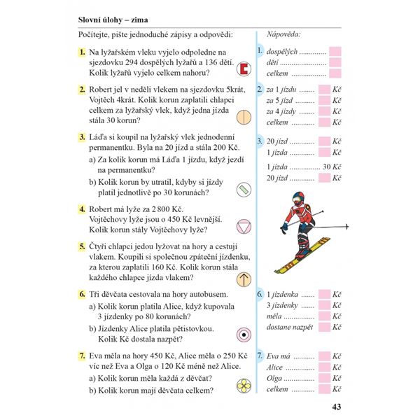 Matematika 4/1 - učebnice, Čtení s porozuměním