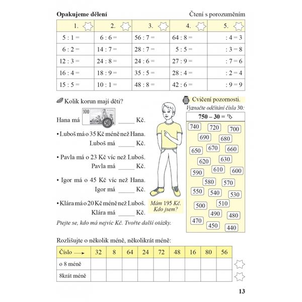 Zajímavé počítání 1. díl - Pracovní sešit pro 4. ročník