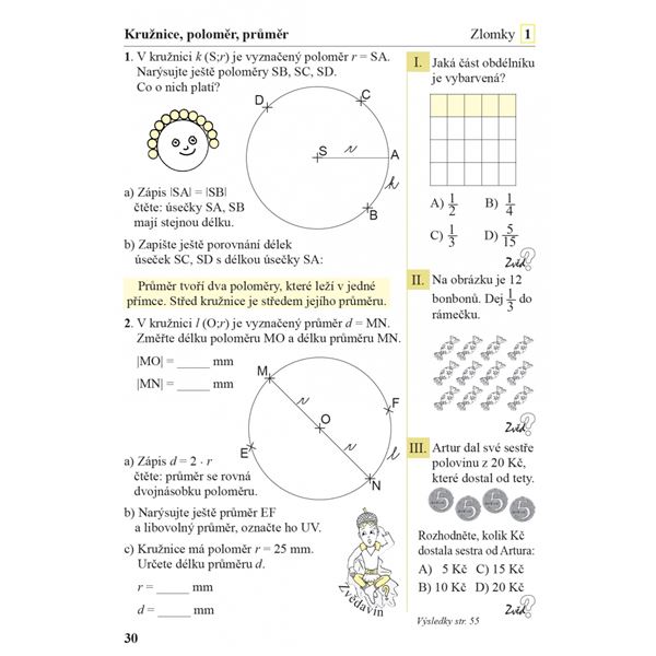 Zajímavé počítání 1. díl - Pracovní sešit pro 4. ročník