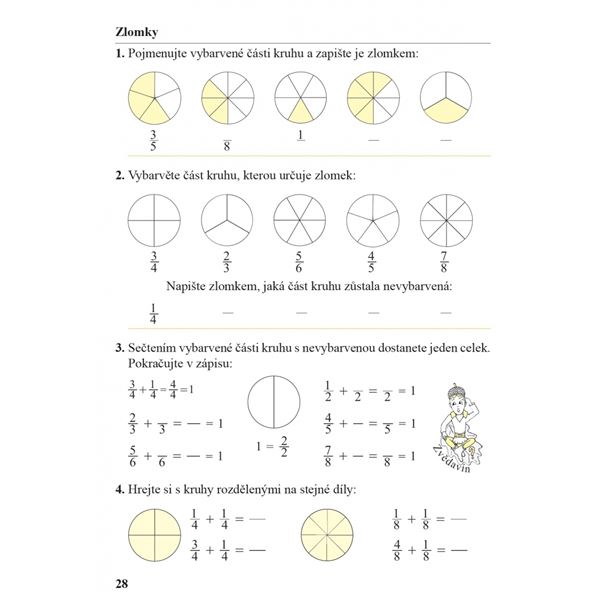 Zajímavé počítání 1. díl - Pracovní sešit pro 4. ročník