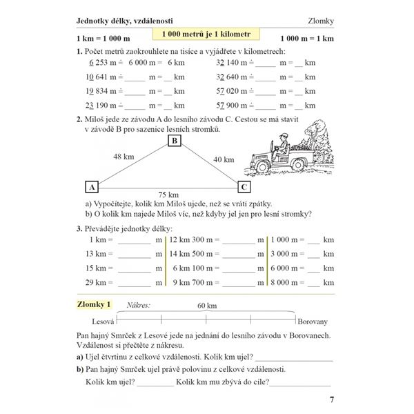 Zajímavé počítání 2. díl - Pracovní sešit pro 4. ročník
