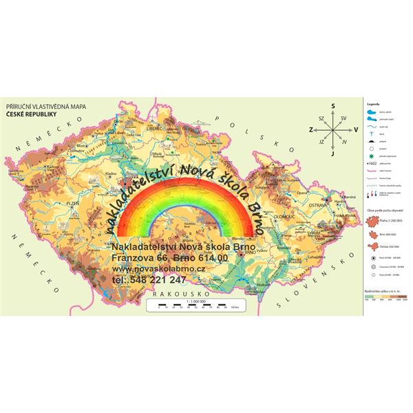 Náhradní mapa k učebnici Vlastivěda 4