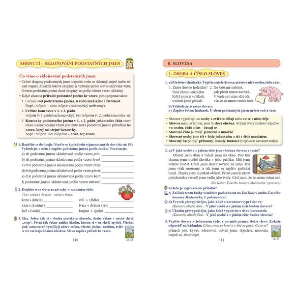 Český jazyk 4 - učebnice, Čtení s porozuměním