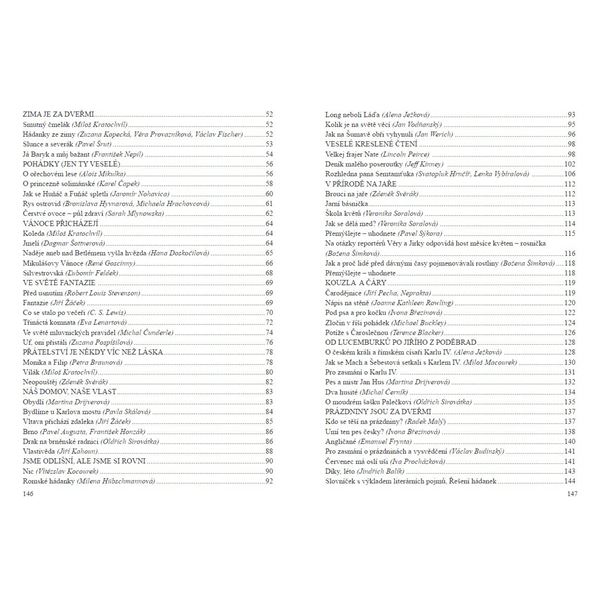 Čítanka 4, Čtení s porozuměním