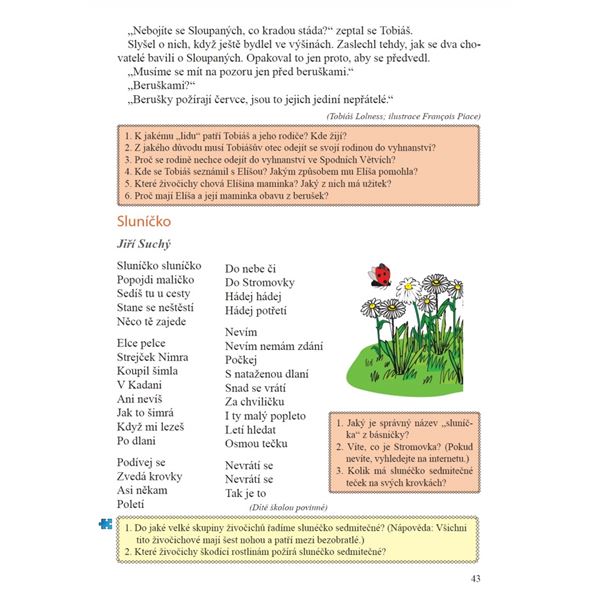 Čítanka 4, Čtení s porozuměním