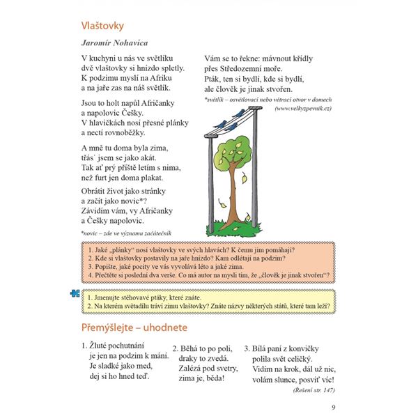Čítanka 4, Čtení s porozuměním