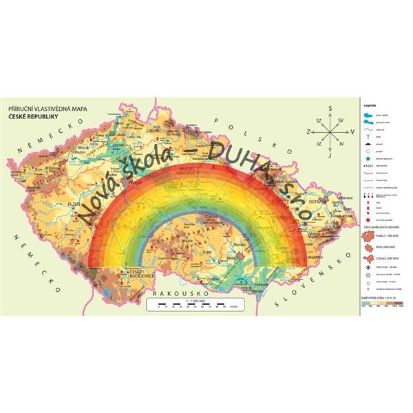 Náhradní mapa k Vlastivědě 5 (55-40) a Zeměpisu 8 (88-47)