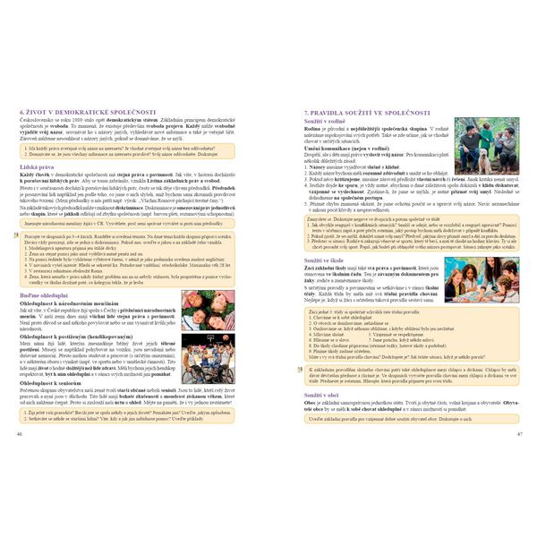 Vlastivěda 5 - Od začátku novověku po současnost - učebnice, Čtení s porozuměním