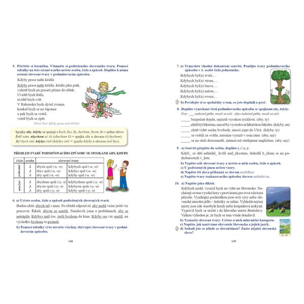 Český jazyk 5 - učebnice, Čtení s porozuměním