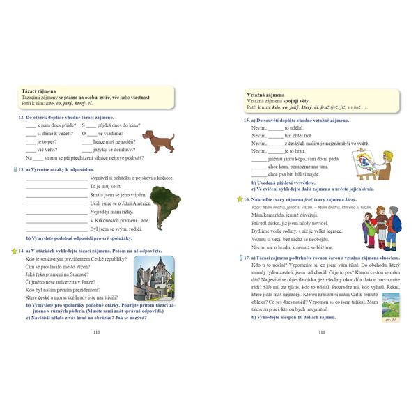 Český jazyk 5 - učebnice, Čtení s porozuměním