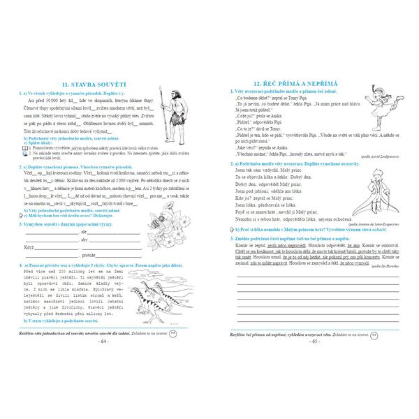 Český jazyk 5 - Pracovní sešit (Duhová řada), Čtení s porozuměním