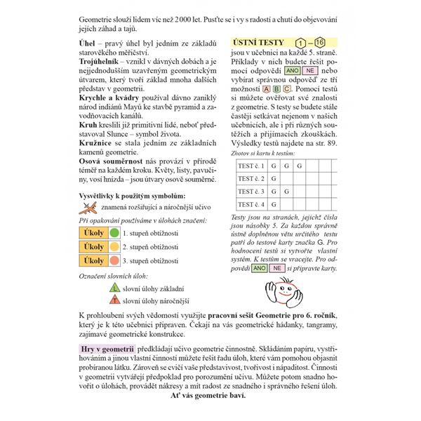 Geometrie 6 - učebnice