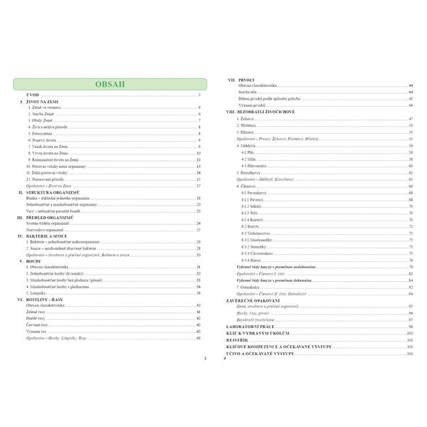 Přírodopis 6 - Úvod do přírodopisu - učebnice, Čtení s porozuměním