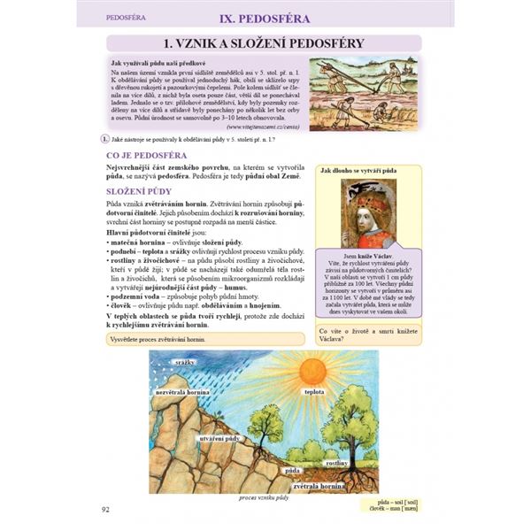 Zeměpis 6 - Planeta Země - učebnice, Čtení s porozuměním