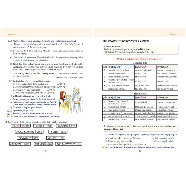 Český jazyk 6 - učebnice, Čtení s porozuměním