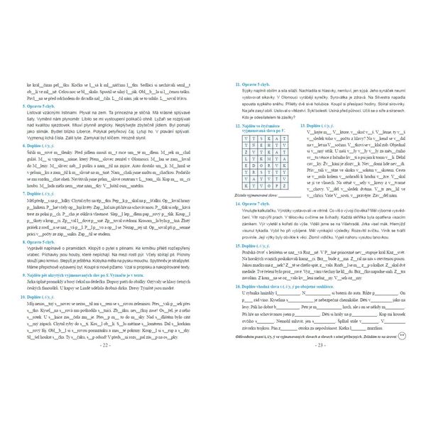 Procvičujeme češtinu v 6. ročníku - pracovní sešit, Čtení s porozuměním