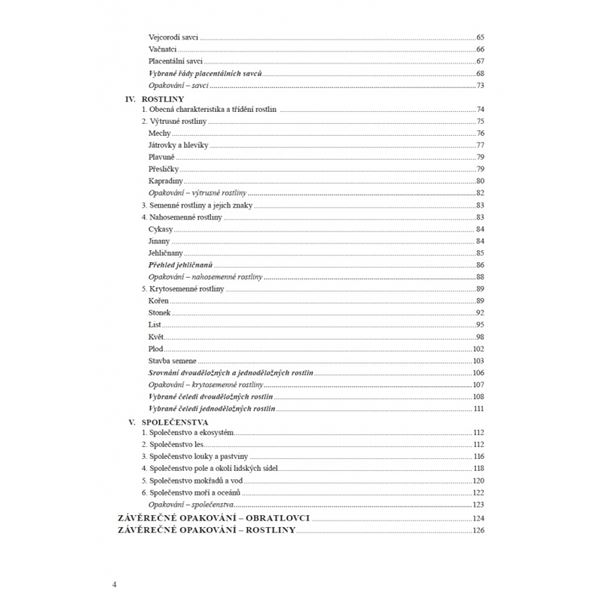 Přírodopis 7 - Zoologie a botanika - učebnice, Čtení s porozuměním