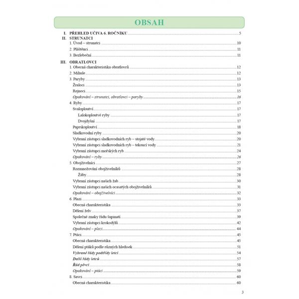 Přírodopis 7 - Zoologie a botanika - učebnice, Čtení s porozuměním