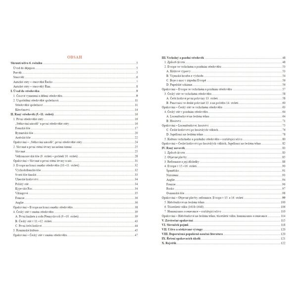 Dějepis 7 - Středověk, počátek novověku - Čtení s porozuměním - učebnice