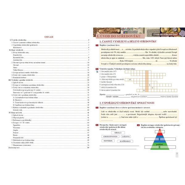 Dějepis 7 - pracovní sešit, Čtení s porozuměním