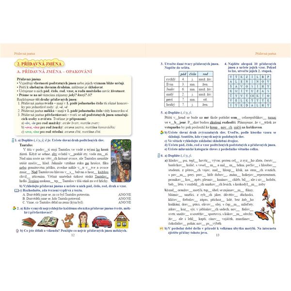 Český jazyk 7 – učebnice, Čtení s porozuměním