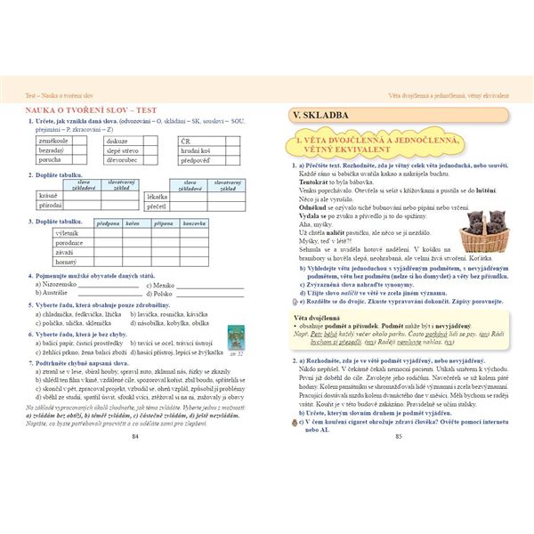 Český jazyk 7 – učebnice, Čtení s porozuměním