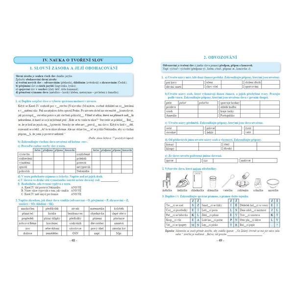 Procvičujeme češtinu v 7. ročníku - pracovní sešit, Čtení s porozuměním