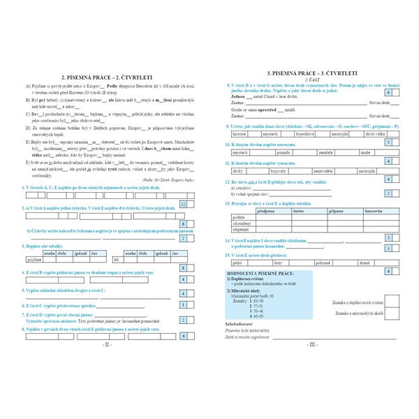Procvičujeme češtinu v 7. ročníku - pracovní sešit, Čtení s porozuměním