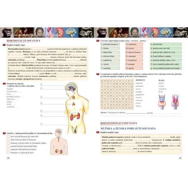 Přírodopis 8 - Savci a člověk - pracovní sešit, Čtení s porozuměním