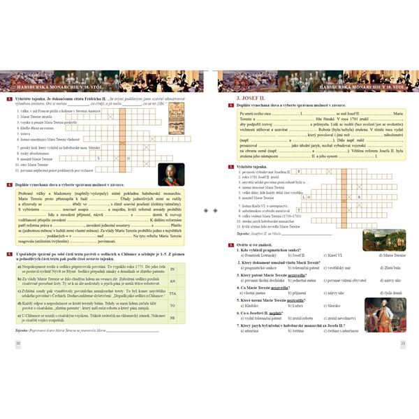 Dějepis 8 - pracovní sešit, Čtení s porozuměním