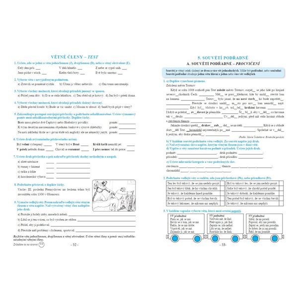 Procvičujeme češtinu v 8. ročníku - pracovní sešit, Čtení s porozuměním
