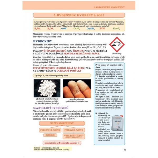 Chemie 8 - Úvod do obecné a anorganické chemie, Čtení s porozuměním - učebnice