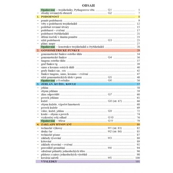 Geometrie 9 - učebnice