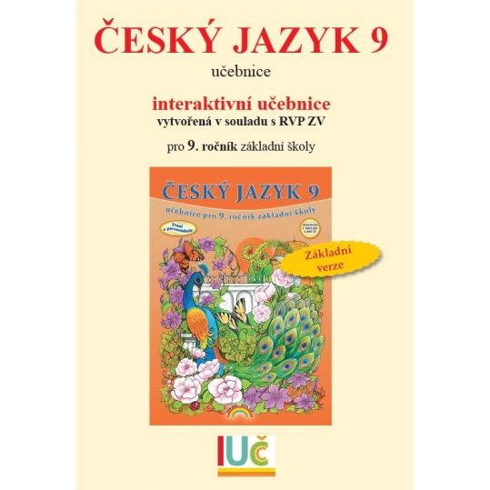 Interaktivní učebnice Český jazyk 9 (pětiletá)