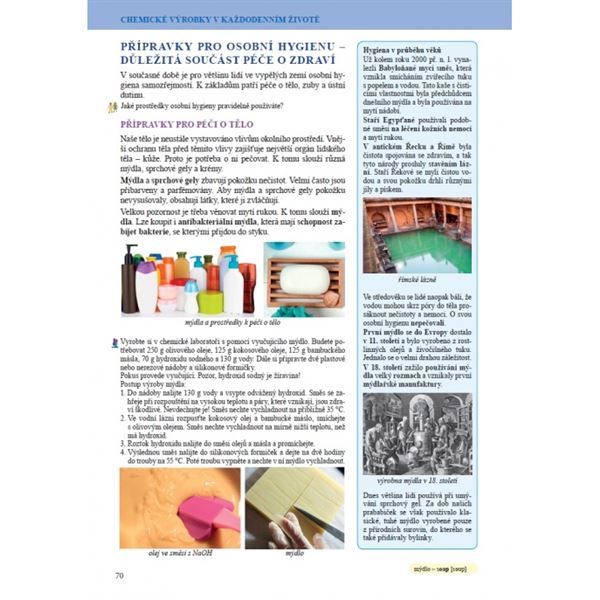 Chemie 9 - Úvod do organické chemie, biochemie a dalších chemických oborů, Čtení s porozuměním - učebnice