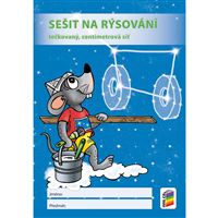 Sešit na rýsování (tečkovaný, centimetrová síť)