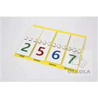 Knížečka počítadlo čísla 1-9999