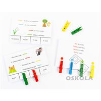 Doplňování vět s kolíčky