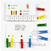 Pády podstatných jmen s kolíčky