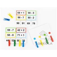 Sčítání a odčítání s kolíčky 2