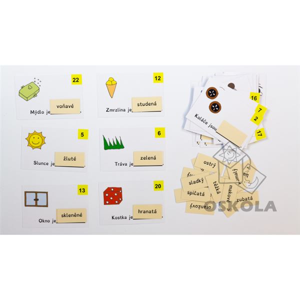 Doplňování vět - přídavná jména