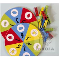 Kolíčky, počty a 4 barvy