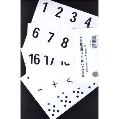 Tečky, číslice, znaménka pro 1. ročník (perforovaná)