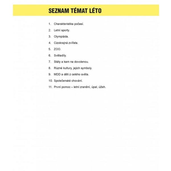 Než mě škola zavolá – Léto