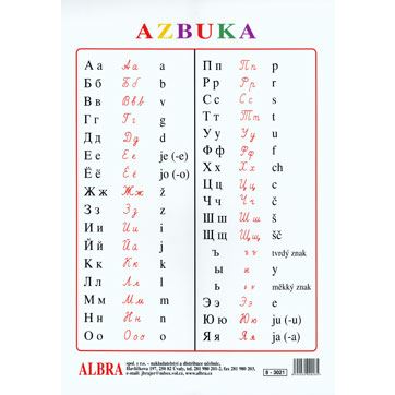 Azbuka - tabulka A4 lamino