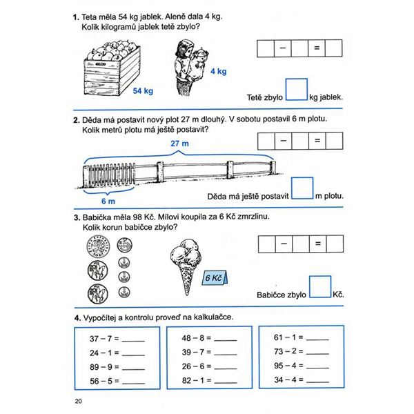 Matematika pro 2. stupeň ZŠ speciální, 1. pracovní sešit (7. r.)